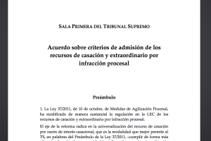 El Tribunal Supremo Sobre Los Recursos De Casación.