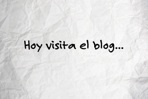 Mañana Visitará El Blog, Mayi Sánchez.